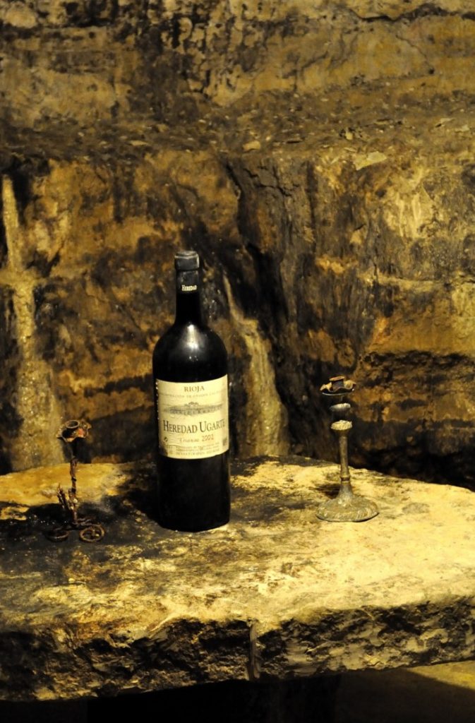 Underground cave cellar at Ugarte